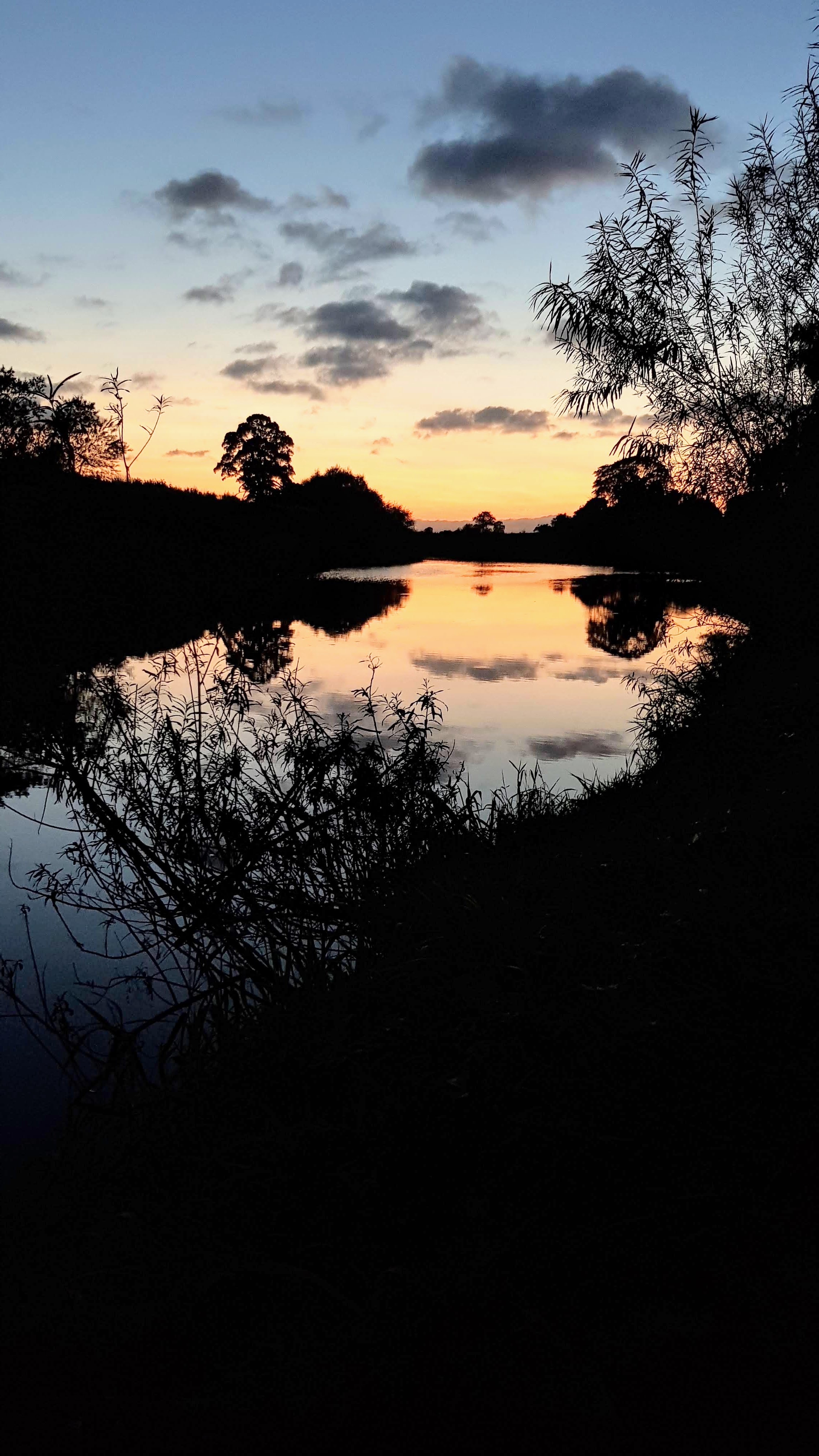 Sky at dusk